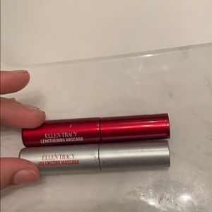 2 never used mascaras and eyeliner